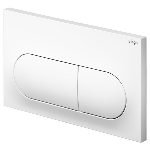 Viega WC Betät.-Pl. Visign for Life 6 8602.1 aus Kunststoff in weiß-alpin