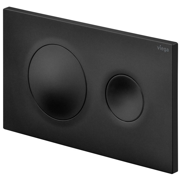 Viega WC Betät.-Pl. Visign for Style 20 8610.1 aus Kunststoff in schwarz matt