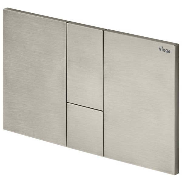 Viega WC Betät.-Pl. Visign for Style 24 8614.1 aus Kunststoff in edelstahlfarben