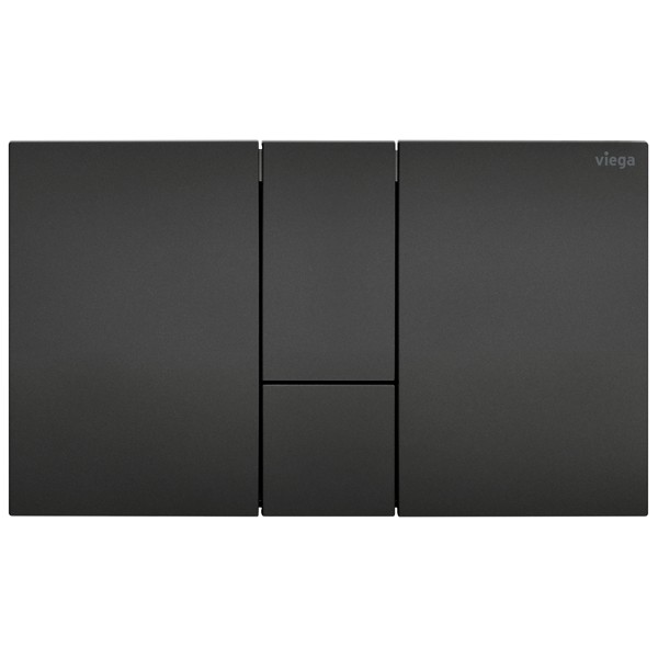 Viega WC Betätigungsplatte VfS 24 8614.1 aus Kunststoff in schwarz matt