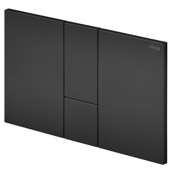Viega WC Betätigungsplatte VfS 24 8614.1 aus Kunststoff in schwarz matt