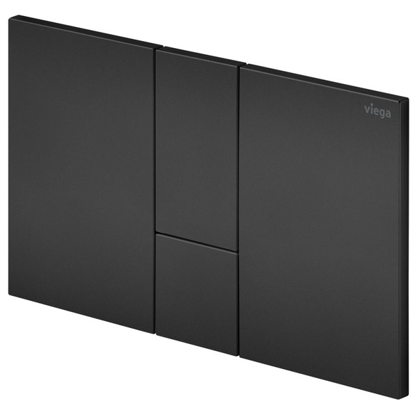 Viega WC Betät.-Pl. Visign for Style 24 8614.1 aus Kunststoff in tiefschwarz