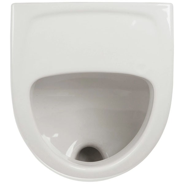 VB Absaug-Urinal Compact O.novo 755700 290x495x245mm Weiß Alpin