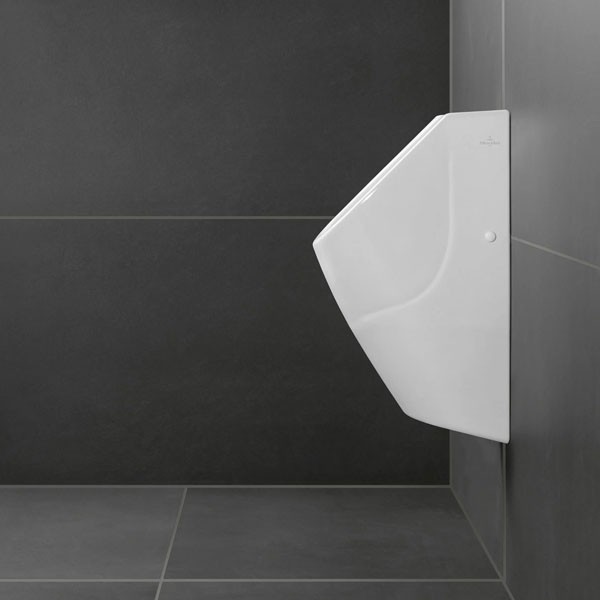 VB Absaug-Urinal O.novo 7524 335x560x320mm Weiß Alpin CeramicPlus