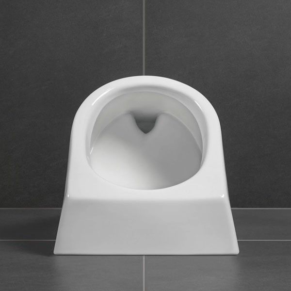 VB Absaug-Urinal O.novo 7524 335x560x320mm Weiß Alpin CeramicPlus