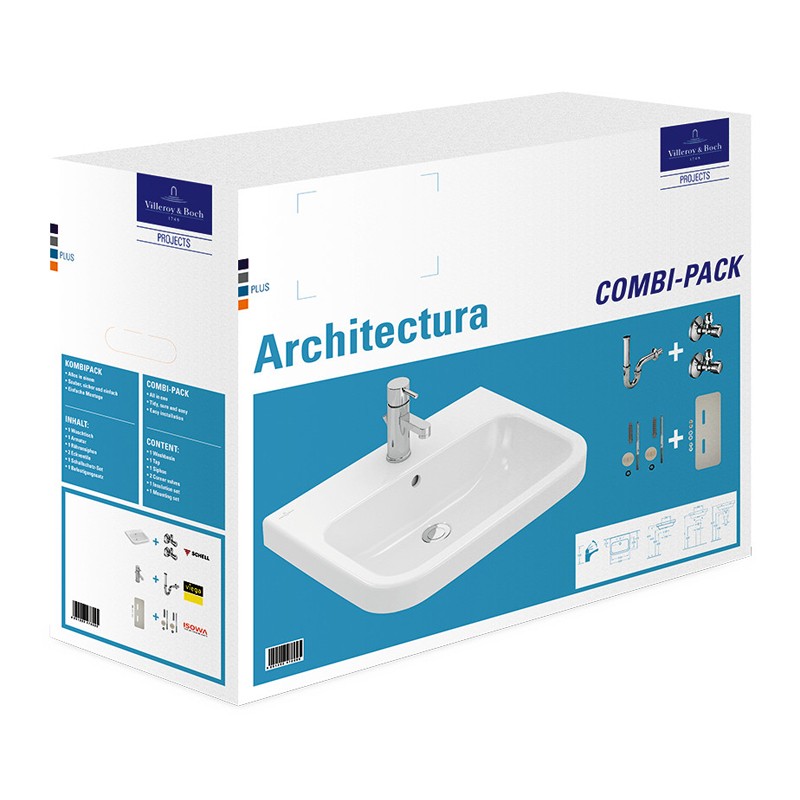 Villeroy & Boch Combi-Pack Architectura 4188 Weiß Alpin