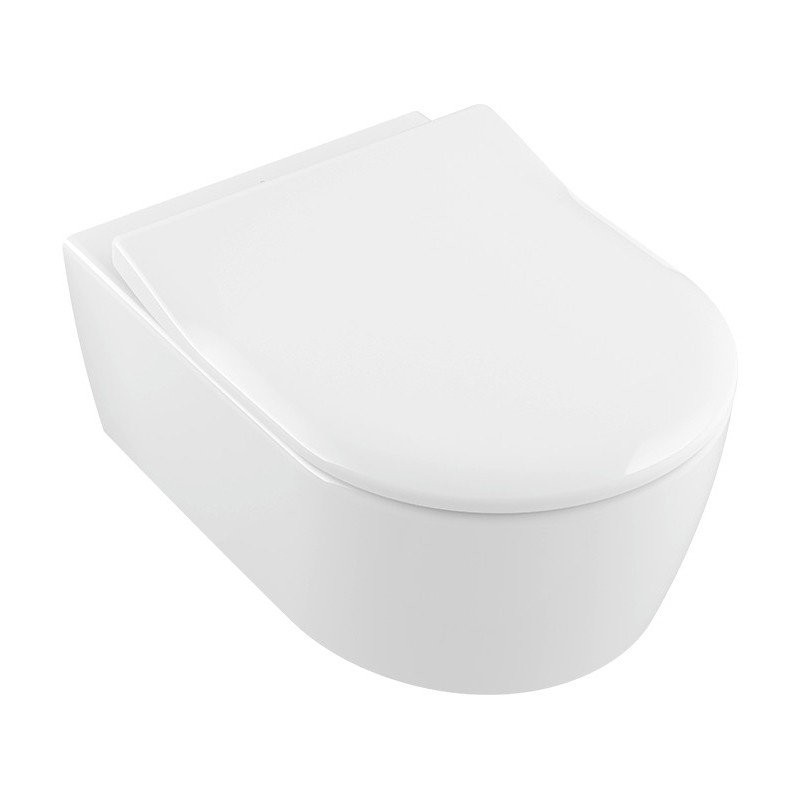 Villeroy & Boch Combi-Pack Avento 5656RS DirectFlush wandhängend Weiß Alpin