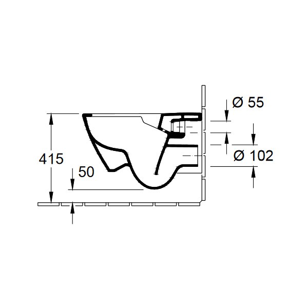 VB Combi-Pack Subway 2.0 5614 DirectFlush wandhängend Weiß Alpin