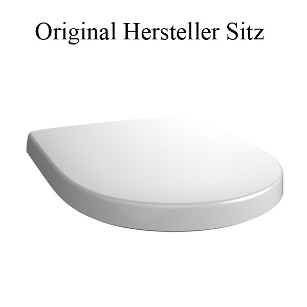 Villeroy & Boch O.Novo wandhängendes-Tiefspül-WC mit offenem Spülrand und CeramicPlus-Beschichtung 5660R0R1