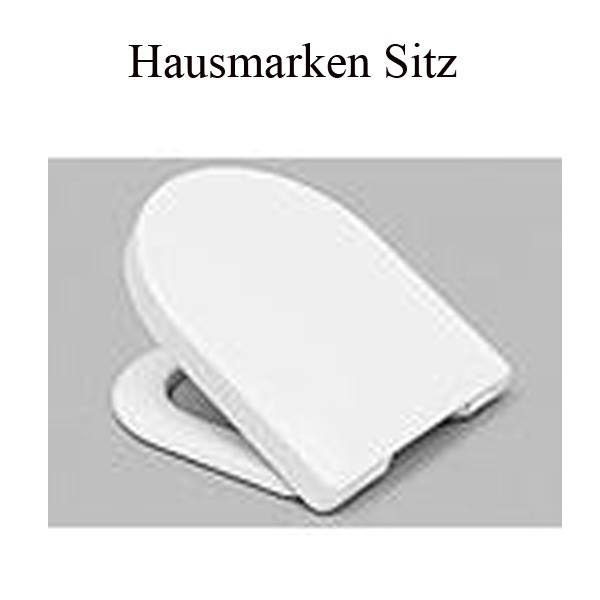 Villeroy & Boch O.Novo wandhängendes-Tiefspül-WC mit offenem Spülrand und CeramicPlus-Beschichtung 5660R0R1