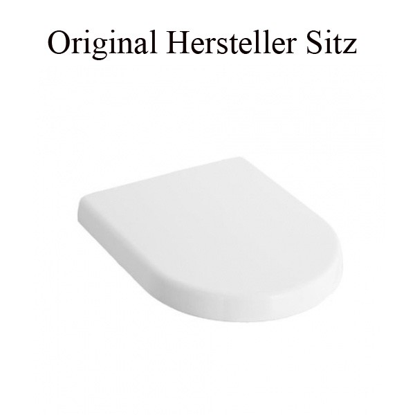 Villeroy & Boch Subway 2.0 wandhängendes Tiefspül-WC mit offenem Spülrand und DirectFlush 5614R001