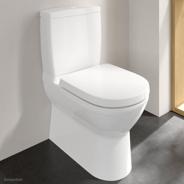 VB Tiefspül-WC Kombination O.novo 5658 360x640mm bodenst wandnah Weiß Alpin