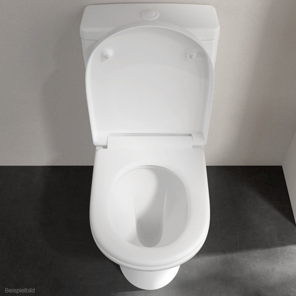 VB Tiefspül-WC Kombination O.novo 5658 360x640mm bodenst wandnah Weiß Alpin