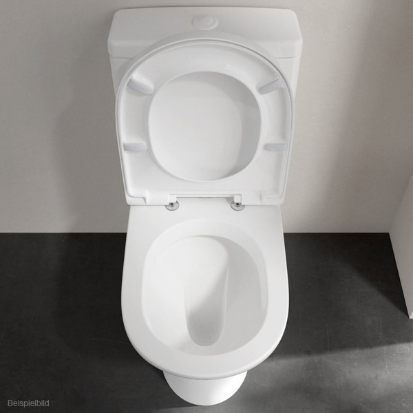VB Tiefspül-WC Kombination O.novo 5658 360x640mm bodenst wandnah Weiß Alpin