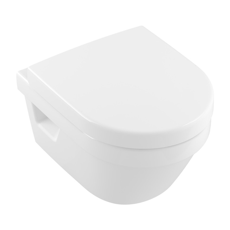 Villeroy & Boch TS-WC spülrandlComp Architectura 4687 350x480mm DF wandh WeißAlpin AB C+