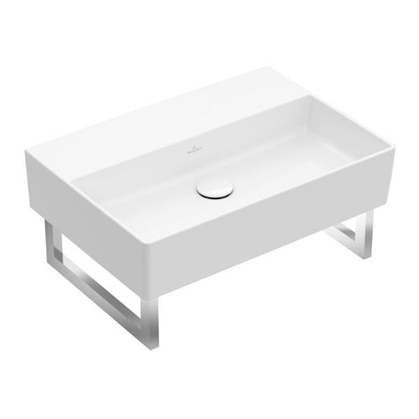 VB Waschbecken Memento 2.0 4A2263 600x420mm Rechteck Weiß Alpin