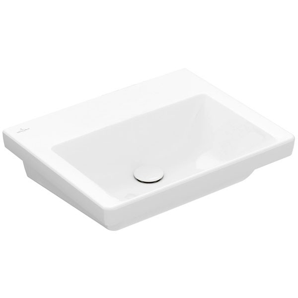 VB Waschbecken Subway 3.0 58 550x440mm Rechteck o. ÜL. Weiß Alpin CeramicPlus