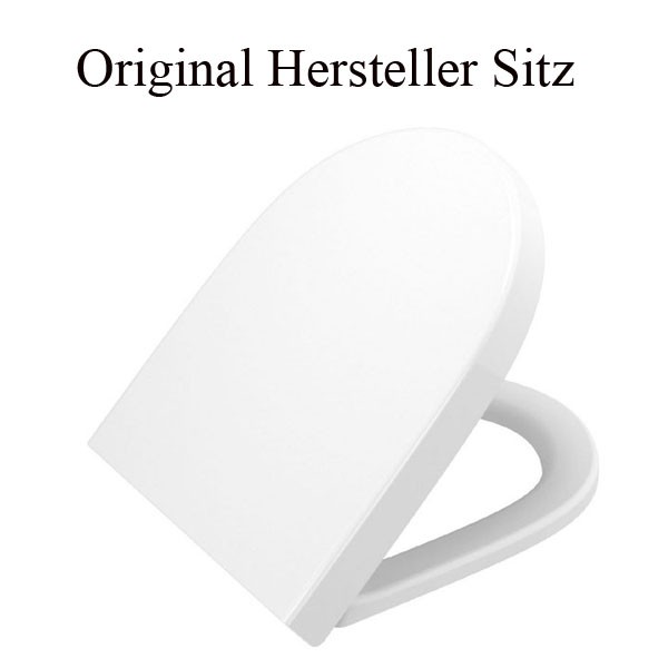 Vitra Options Sento spülrandloses, wandhängendes Tiefspül-WC mit Bidetfunktion 7748B003-0559