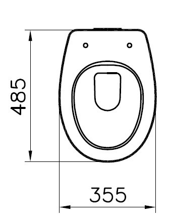Vitra Stand-WC-Tiefspüler RockyPlus Sonderhöhe 460mm, alpin-weiss