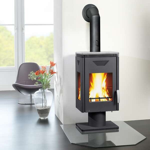 Wamsler Kaminofen "Trion" grau, KF 101-88 Trion