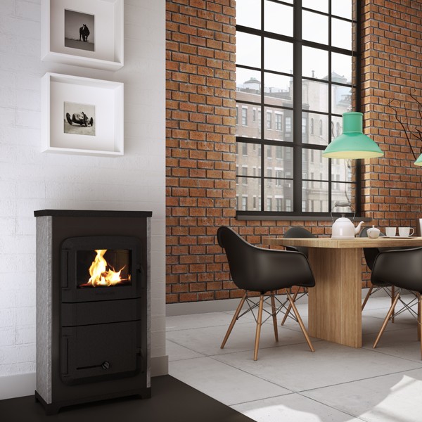 Wamsler Raumheizer RH-8F Naturstein m. Dauerbrand/Automatik, RH-8F