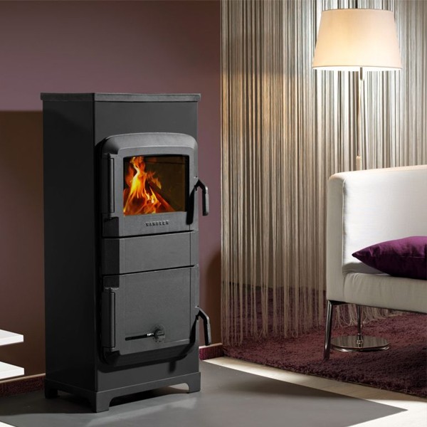 Wamsler Raumheizer RH-8Fschwarz m. Dauerbrand/Automatik, RH-8F