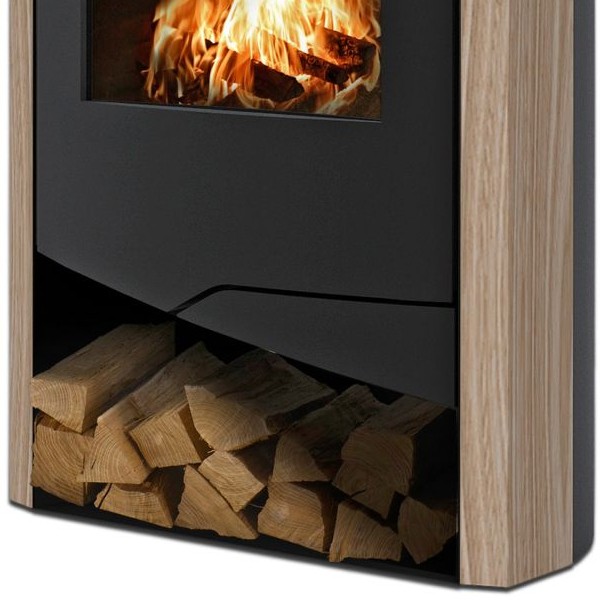 Wamsler Kaminofen N-Line schwarz Sandstein Rainbow, KF 111-55 N-Line