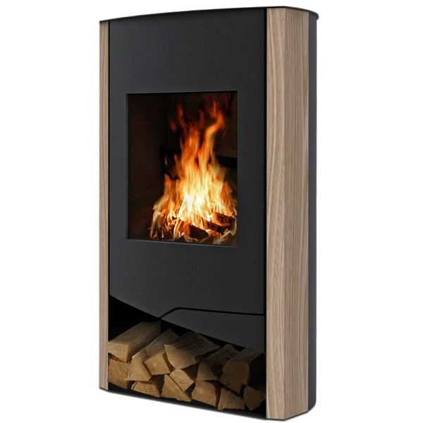 Wamsler Kaminofen N-Line schwarz Sandstein Rainbow, KF 111-55 N-Line