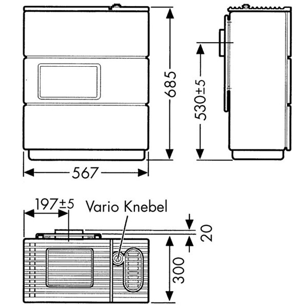 Wamsler Ölofen OS 4/5 Vario, OS 4/5 