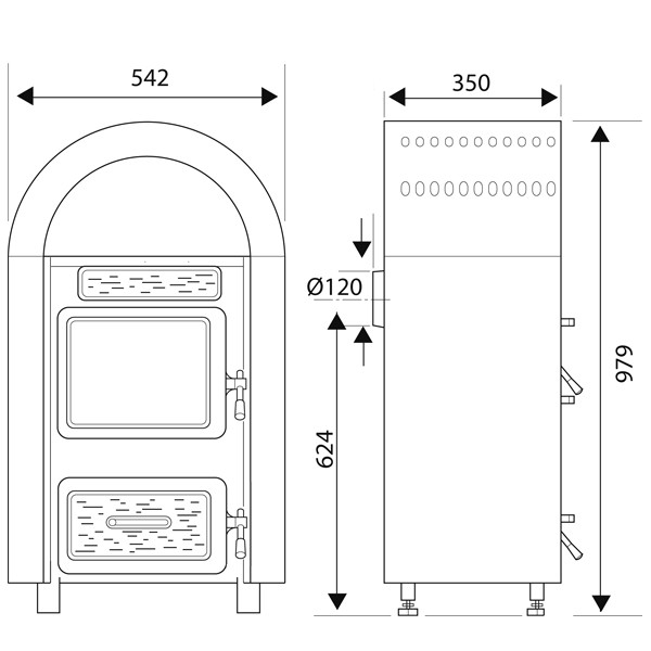 Wamsler Dauerbrandofen Kamino 109-6 A, Kamino 109-6A