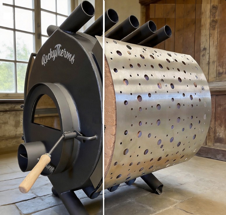 Warmluftofen Rockytherm 30kW Werkstattofen inkl. Kat. Auswahlset