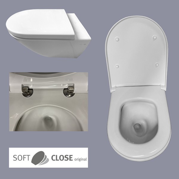 WC-Sitz Tube mit SoftClose passend für Villeroy & Boch Subway 2.0 5614r0r1 / 5614r001 