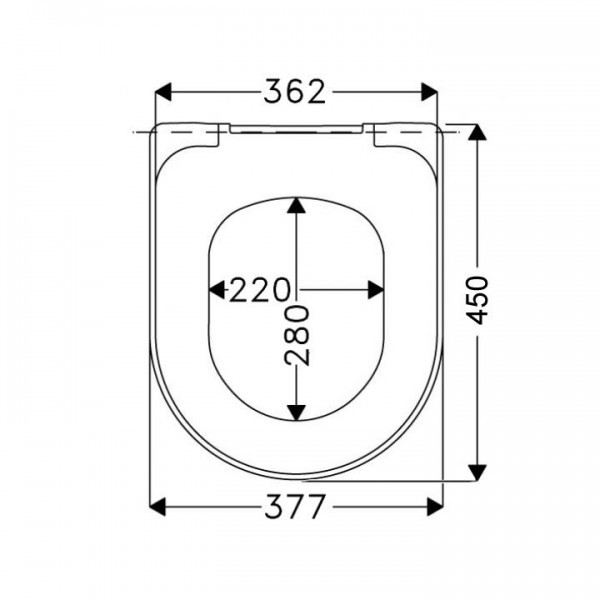 WC-Sitz Tube mit SoftClose passend für Villeroy & Boch Subway 2.0 5614r0r1 / 5614r001 