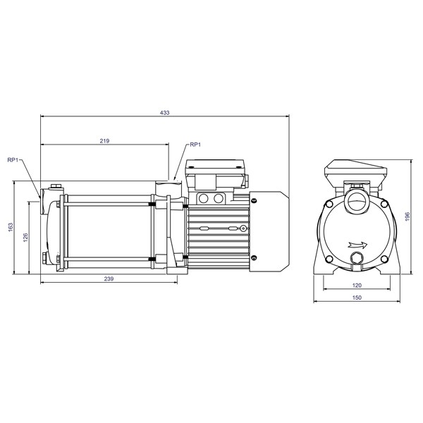 CPS 20-5 GG 400V selbstansaugende Kreiselpumpe