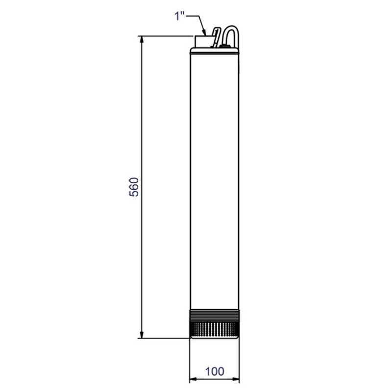 Zehnder Aquasub 55/60M, 230 V, 4"
Unterwassermotorpumpe aus Edelstahl,
Druckabgang 1" IG, mit 20m
Netzkabel, wassergekühlter Motor,
elektrisch fertig verdrahtet