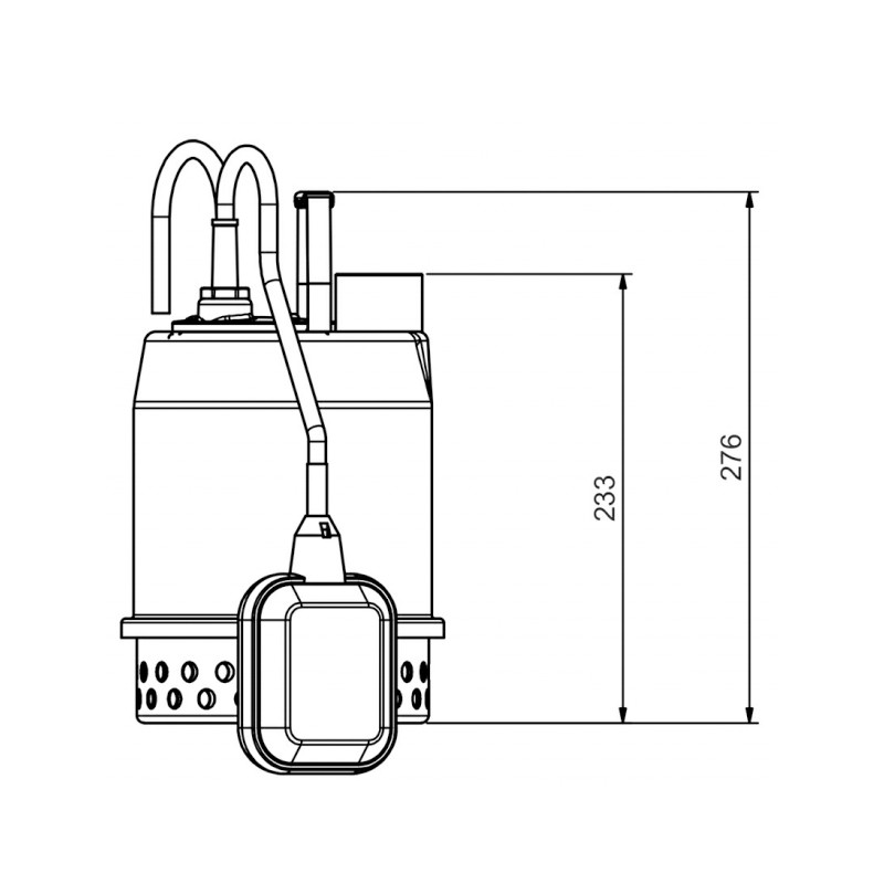 Zehnder Drain Inox 50 MA, Mantelgekühlte
Tauchmotorpumpe aus Edelstahl,
Schwimmerschalter, 230 V, 10 m
Netzkabel und Stecker