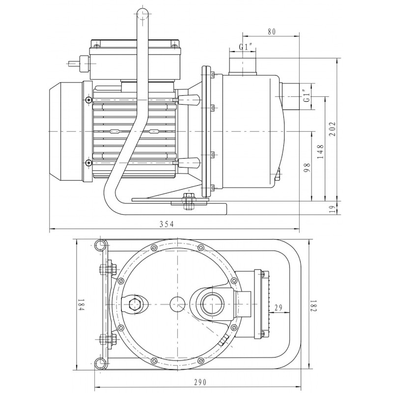 Zehnder Garden 1000, selbstansaugende
Injektor Kreiselpumpe aus Edelstahl,
230 V, mit Tragegriff und Ein-und
Ausschalter, 1,5m Netzkabel und
Stecker, Anschlüsse 1" IG