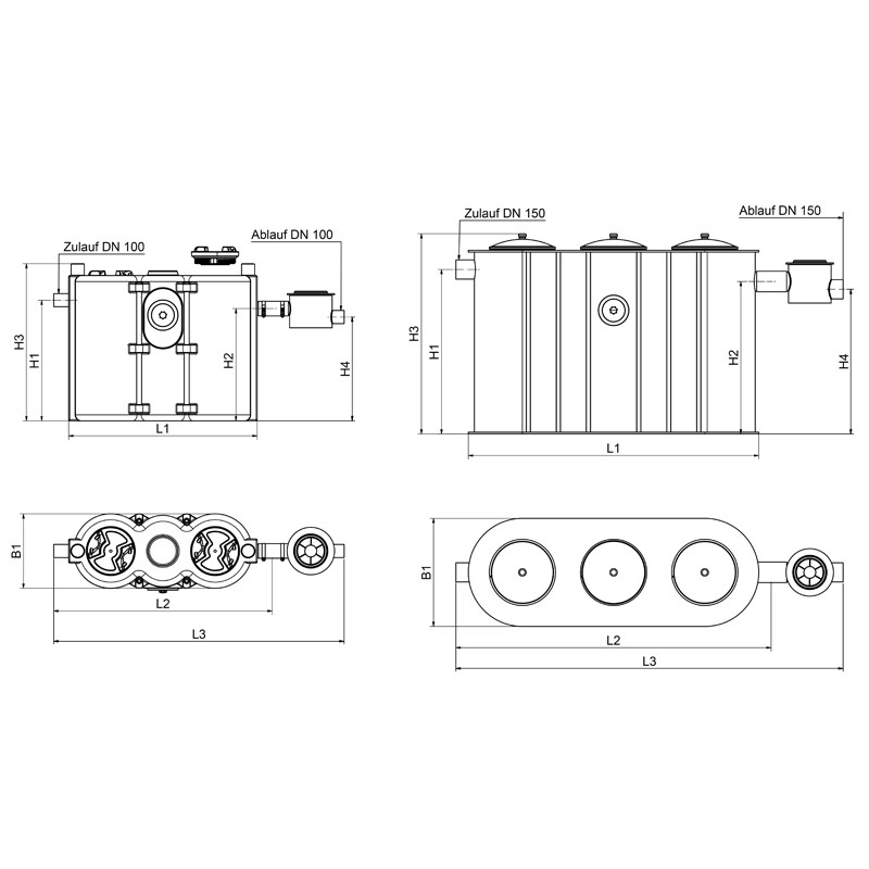 Fettabscheider NS 7 