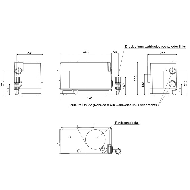 Microboy Pro Einzel WC Hebeanlage