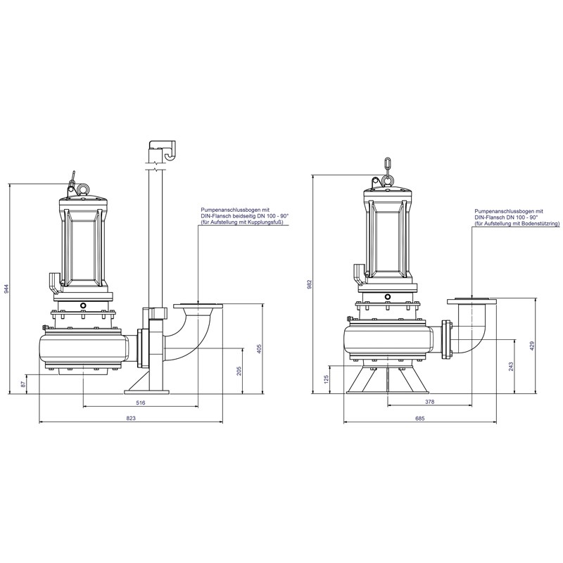 ZF 105 Ex Abwasser-Tauchpumpe
