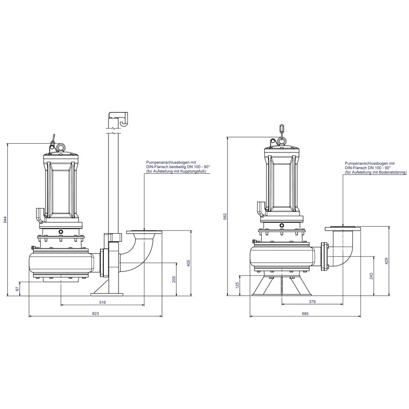 ZF 110 Ex Abwasser-Tauchpumpe