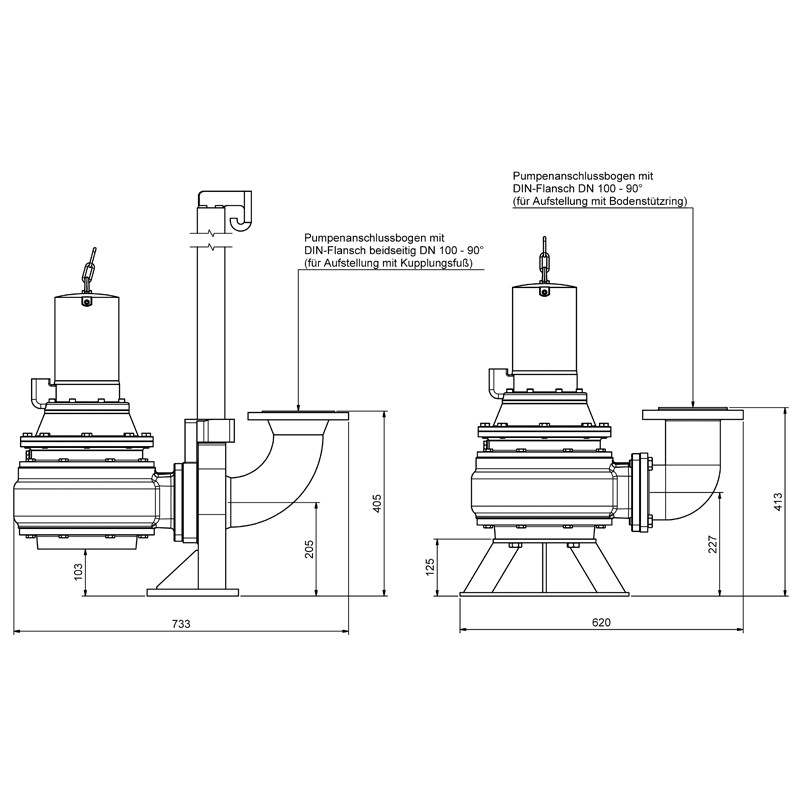 ZF 80.2 Ex Abwasser-Tauchpumpe