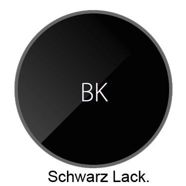 Schwarz Lack.