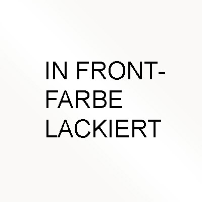 in Frontfarbe lackiert T0000 - G0159