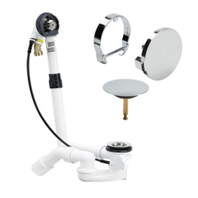 mit Viega Ab-/Über-/Einlaufgarnitur mit Viega Ab-/Über-/Einlaufgarnitur