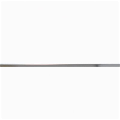 Weiß Hochglanz mit chromfarbener Einlage - F1110 Weiß Hochglanz mit chromfarbener Einlage - F1110