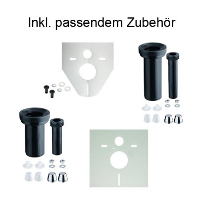 mit Schallschutzset und Anschlussgarnitur mit Schallschutzset und Anschlussgarnitur