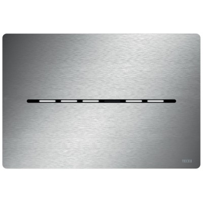 TECEsolid elektronische Betätigungsplatte, batteriebetrieben, Edelstahl gebürstet