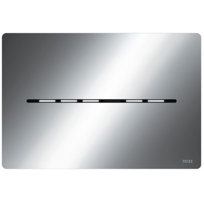 TECEsolid elektronische Betätigungsplatte, netzbetrieben, chrom glänzend