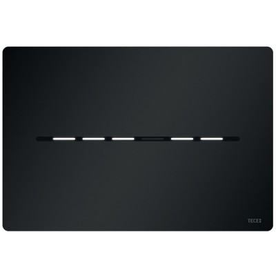 TECEsolid elektronische Betätigungsplatte, netzbetrieben, schwarz matt